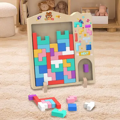 Tetris Building Block Puzzle for Ages 3 to 6, Educational Toy - 12