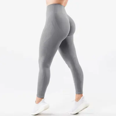 Women's Seamless Jacquard Yoga Leggings, Ultra-Soft, Lifting