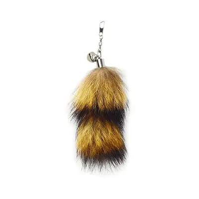 Cat Teaser Wand with Faux Fox Tail Feathers, Retractable Long Pole - 11