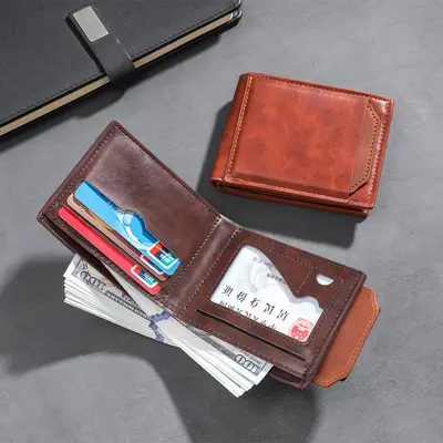 Erkek Cüzdan Çok Fonksiyonlu Kısa Model Kartlıklı - 4