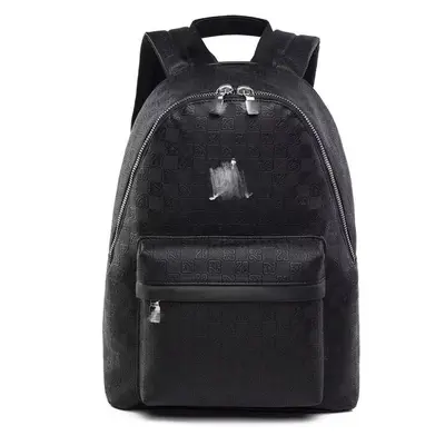 Fashion ladies skateboard print letter backpack, stitched, school bag, travel bag, fashionable brand plaid unisex sports backpack - 10