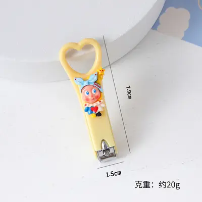 Nail clipper set, cute cartoon star design, ear pick and file - 11