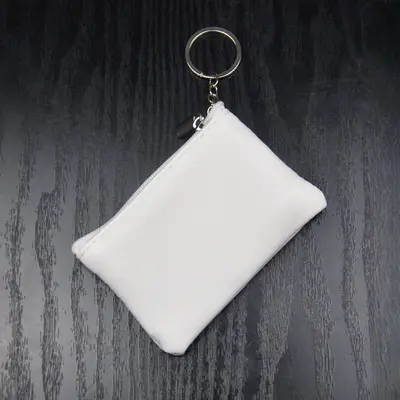 Kuzu derisi bozuk para cüzdanı, Kore tarzı mini anahtarlık ve otobüs kartlıklı - 8