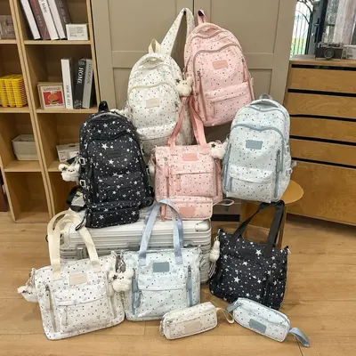 High School and College Backpack Set, 3-Piece, Large Capacity, Lightweight - 2