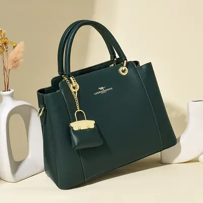 Women's Handbag, Large Capacity, Single Shoulder Strap - 10
