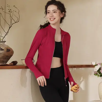 Yoga-Set mit Schlaghose und Jacke, schlanke Passform - 9
