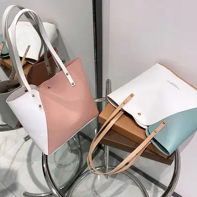 Moda Kadın Tote Çanta, Omuz ve Alışveriş Çantası - 3