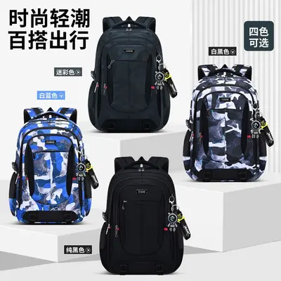 Camouflage Large Capacity Water-Resistant School Backpack - 3