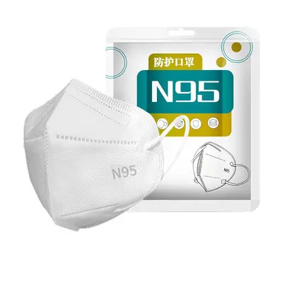 N95 tek kullanımlık maske, yağ dumanına karşı, 5 katmanlı, bireysel ambalajlı - 6