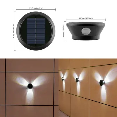 Solar Outdoor Wall Light, Wall Washer Lighting - 7
