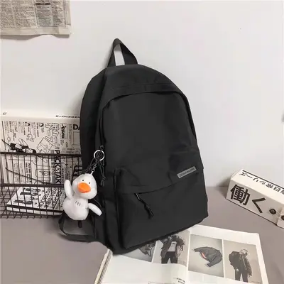 Large Capacity Men's Backpack, Simple Japanese Style, for Travel and School - 10