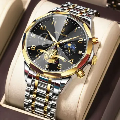 Herrenuhr, wasserdicht, Quarz, modernes Design - 12