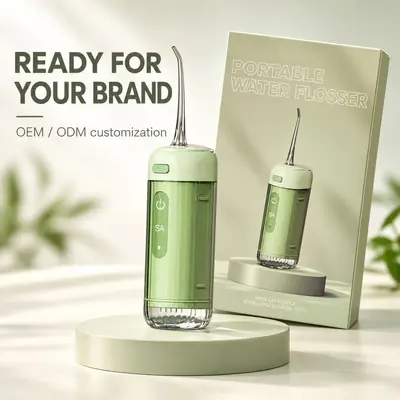 Portable electric oral irrigator orthodontic foldable