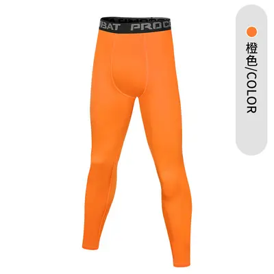 Boys' Fleece-Lined Basketball Compression Tights, High-Stretch, Quick-Dry - 10
