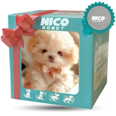My Realistic Robot Puppy Plush Toy, Short Plush Robot Puppy - 10