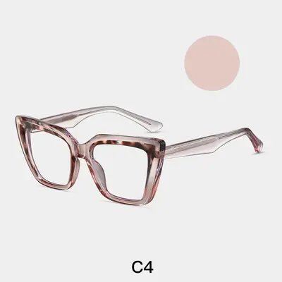TR90 Square Blue Light Blocking Eyeglass Frame, Fashion Optical Frame - 9