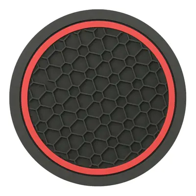 Car Cup Coaster, Honeycomb Design, Anti-Slip Soft Rubber, 7 cm - 9