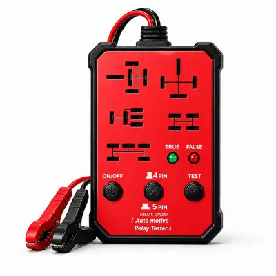 Car Relay Tester, 4-Pin and 5-Pin Relay Analyzer, 12V - 8