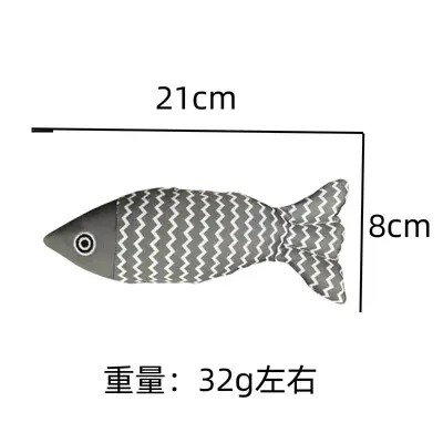 Realistic Fish Cat Toy with Catnip, Chew-Resistant - 9