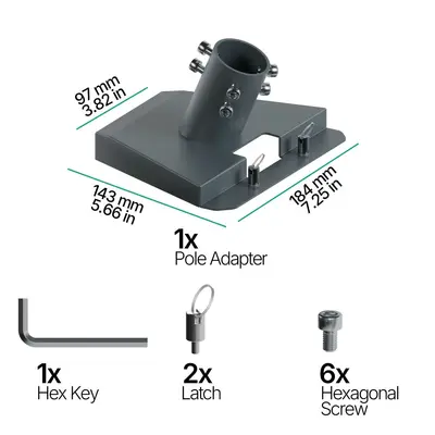 Amazon Best-Selling Third Generation Base Connector Metal Base Roof Car Top V4 Base