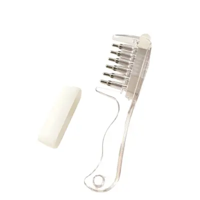 Scalp Serum Applicator Comb, Crystal Massage Comb with Liquid Guide - 6