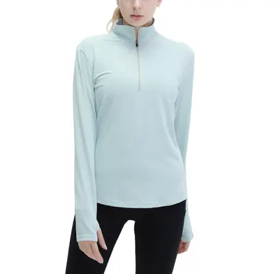 Women's Long Sleeve Quick-Dry Yoga T-Shirt - 5