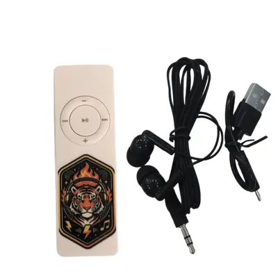 Mini MP3 Player with Card Slot and Earphones