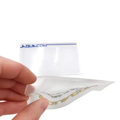 PVC-Fresnel-Lupe mit Clip, Werbeartikel