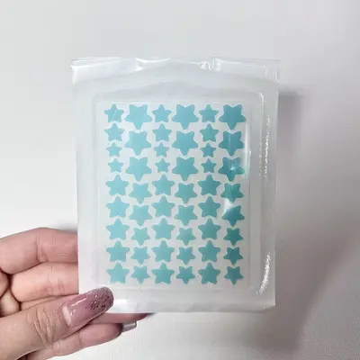 51 Colorful Star Hydrocolloid Acne Patches, Makeup-Compatible - 8