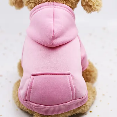 Autumn Winter Two-Legged Hoodie with Pocket for Cats and Dogs - 10