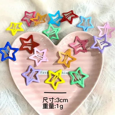 Five-Pointed Star Hair Clip for Women, Side Bangs Clip