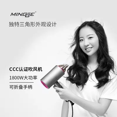 Foldable Hair Dryer, 110V, European, US and UK Standard