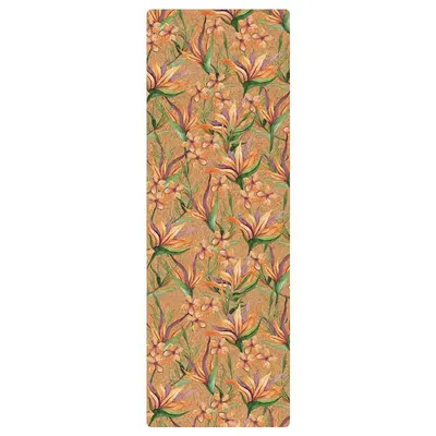 Thick Non-Slip Foldable Cork Yoga Mat for Men - 13