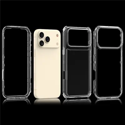 新款使用iPhone17 Pro Max透明手机壳XS Max炫影亚克力四角防摔壳 - 5