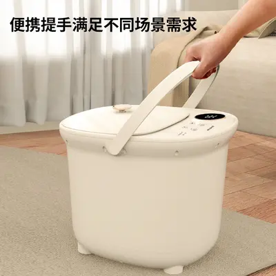 Zhigao Foot Basin Heated Constant Temperature Electric Massage Foot Tub Fully Automatic Household Deep Barrel Health Care Foot Spa Bath Machine