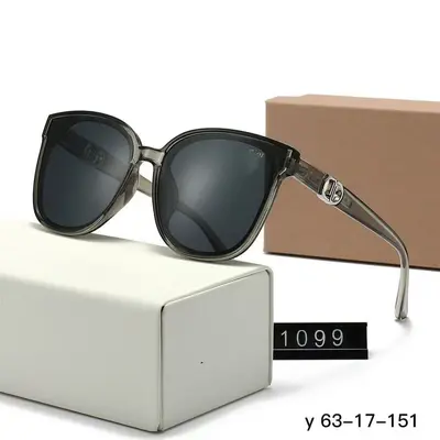 Women's D-Frame Polarized Sunglasses, UV Protection, Korean Style - 1