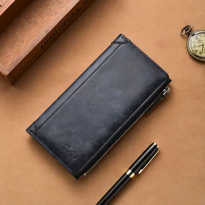 Men's Retro Wallet, Large Capacity, Multi-Card and Coin Compartments - 10