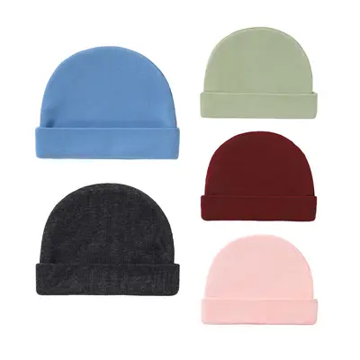 Single-Layer Newborn Baby Beanie - 4