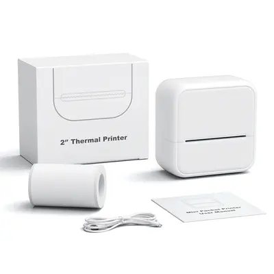 Etiket yazıcı taşınabilir Bluetooth termal barkod kendinden yapışkanlı ticari tabela etiketi ev not etiket makinesi sınır ötesi - 7