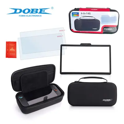 Switch2 Host Storage Case NS2 Screen Tempered Glass Film with Application Tool 4-in-1 Set TNS-51109