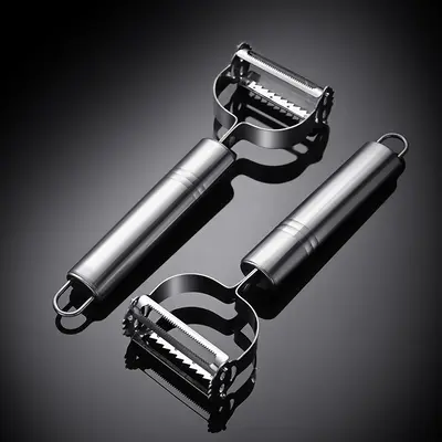 Paslanmaz çelik soyma bıçağı seti, 3 parça, sebze ve meyve için