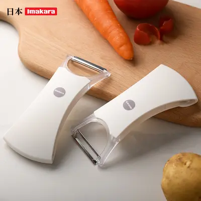 Çok fonksiyonlu 2-in-1 soyma bıçağı paslanmaz çelik - 2