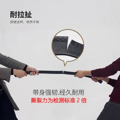 First layer genuine cowhide leather belt men's real leather automatic buckle 2023 new men's belt business youth brand trouser belt