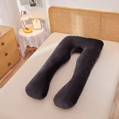 U-Shaped Pregnancy Pillow, Pure Cotton, Removable Washable Cover - 13