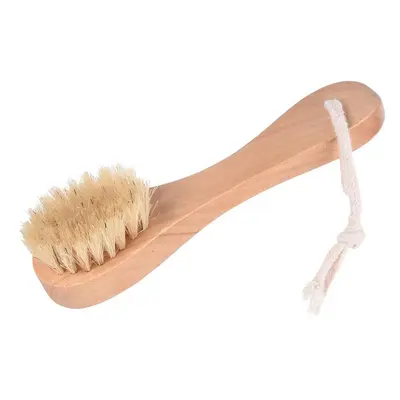 Factory direct supply short handle boar bristle facial cleaning brush pore cleansing small face brush handle small face brush bath cleaning brush - 8