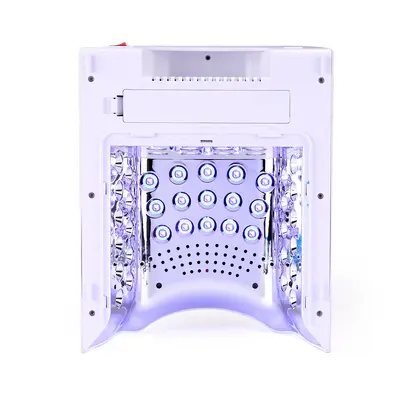 128W smart nail dryer, LED purple light, fast dry - 5