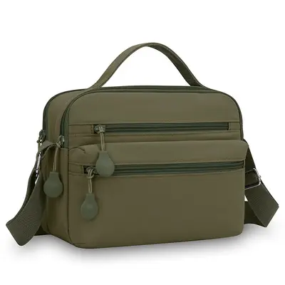 Small Square Nylon Crossbody Bag, Multifunctional Women's Shoulder Bag - 11