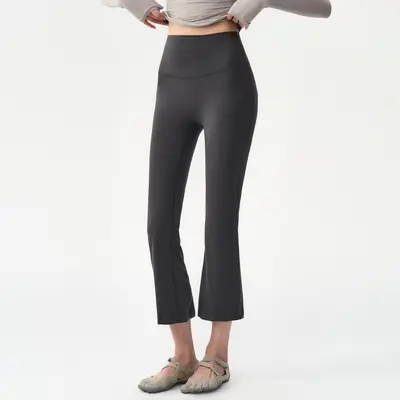Frühling/Sommer Yoga-Leggings, eng, hohe Taille, Po-Lifting, 7/8-Länge - 3