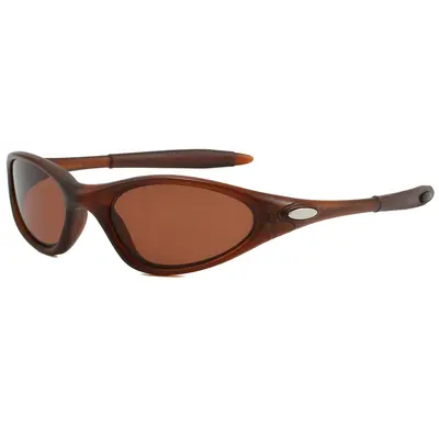 Retro Oval TR Sunglasses for Cycling and Outdoor Use