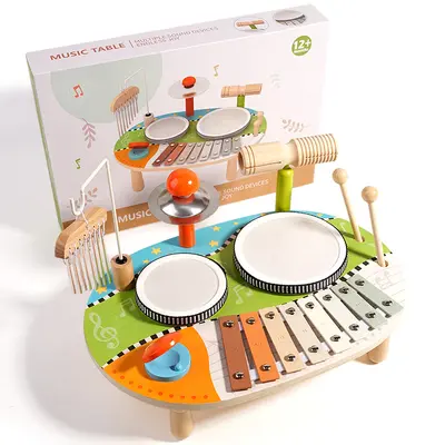 Children's Multifunctional Piano Drum Set, Early Music Education Toy - 7